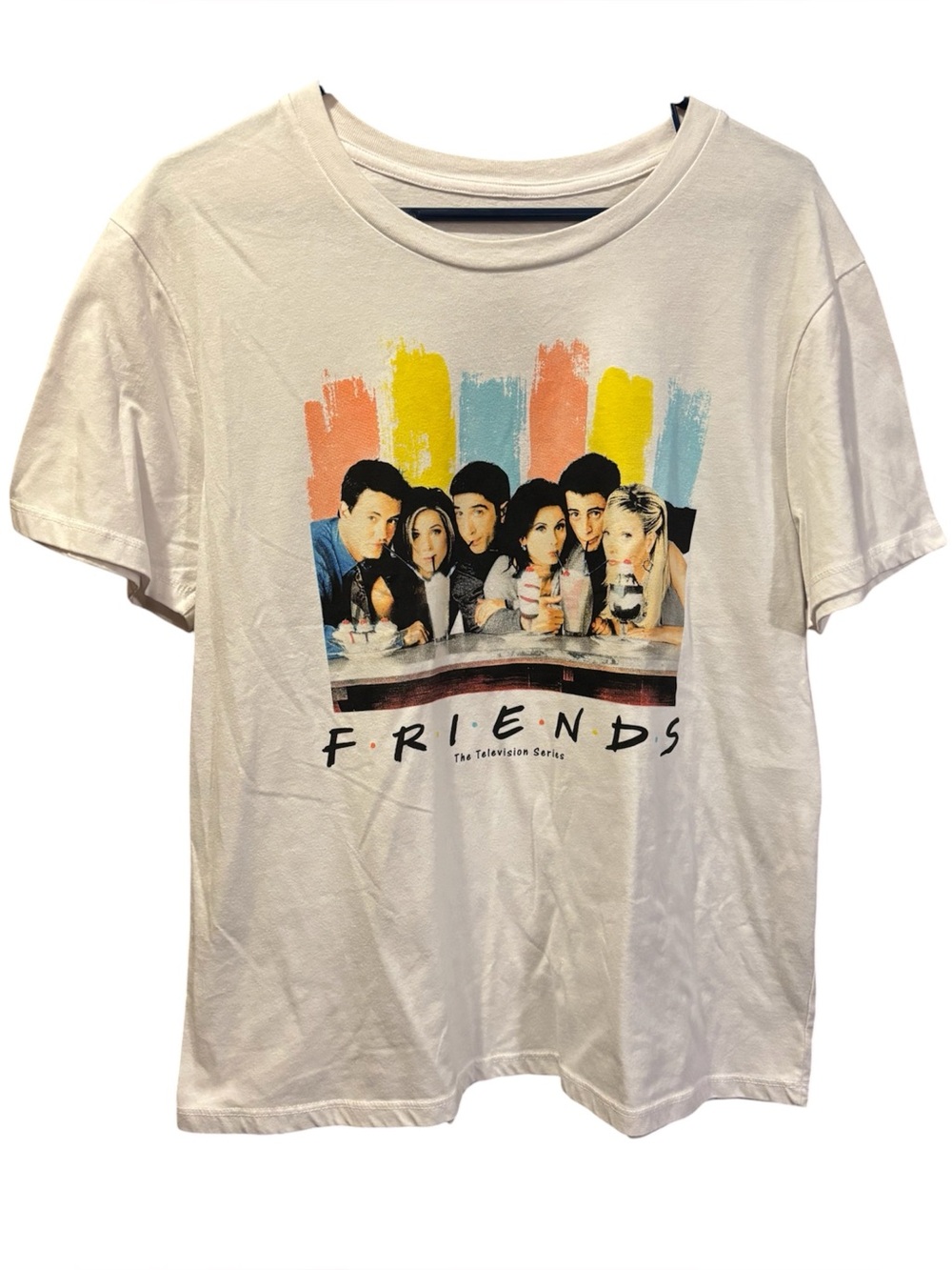 White Friends tv show graphic tee shirt XL